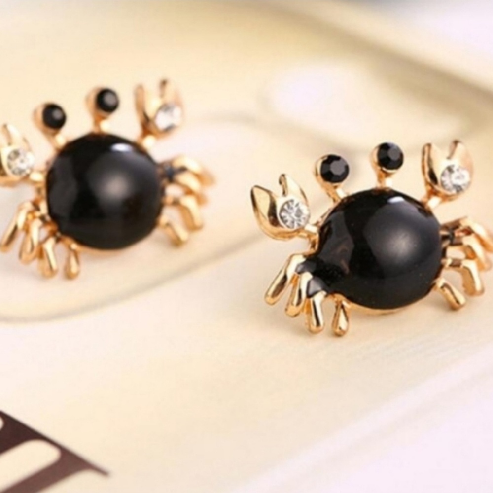 Crab Statement Earrings-